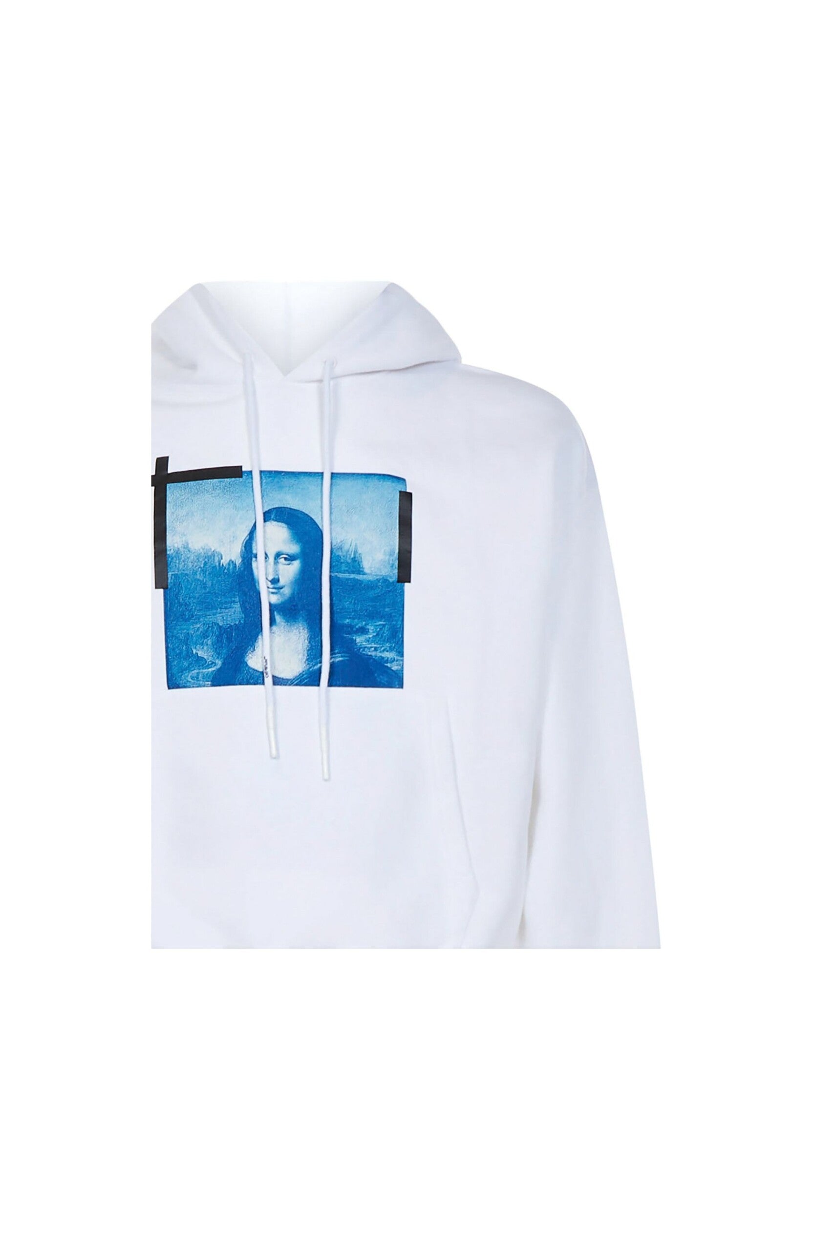 Off White Felpa Monalisa con Cappuccio zoom