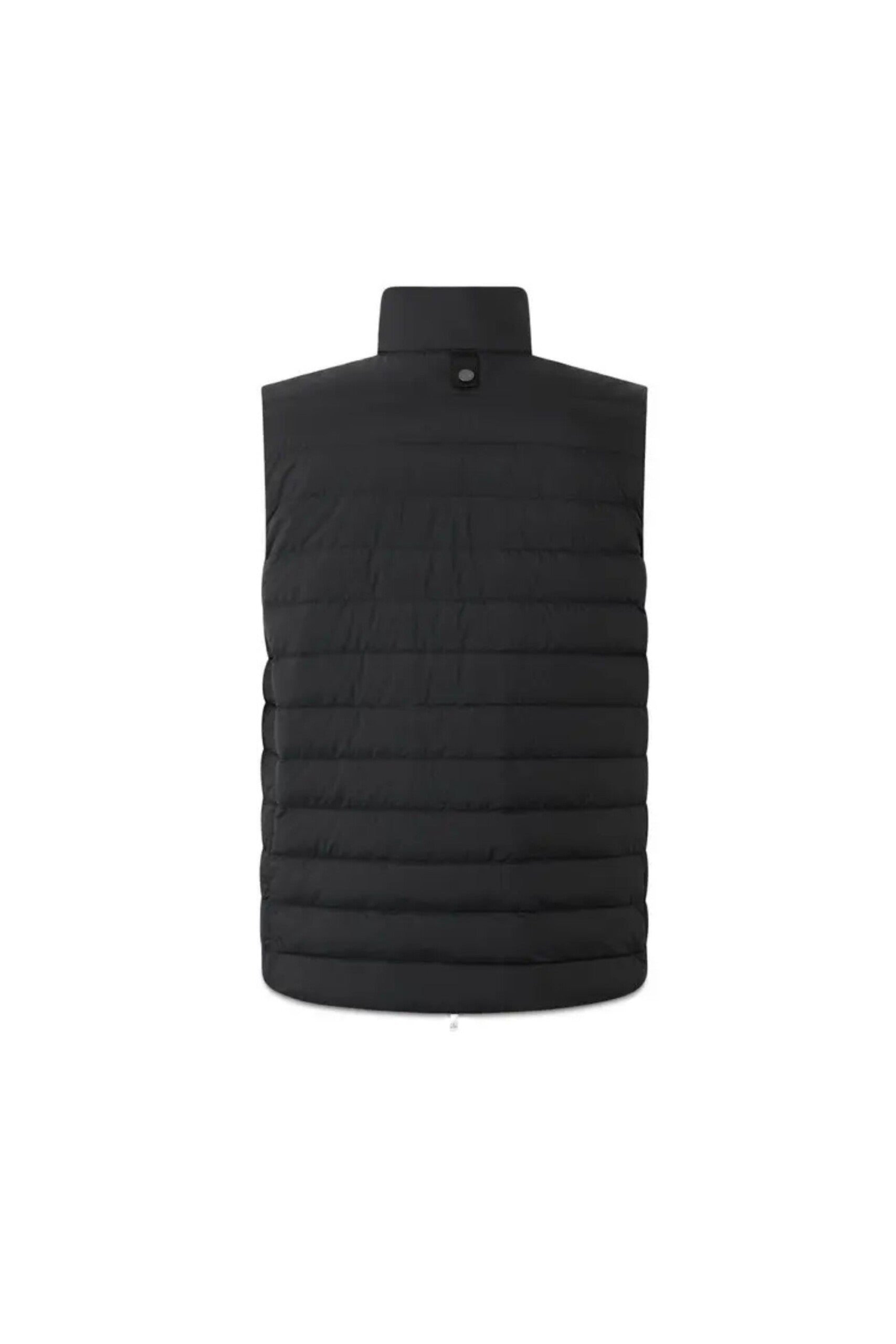 Moose Knuckles Gilet Air Down nero vista retro