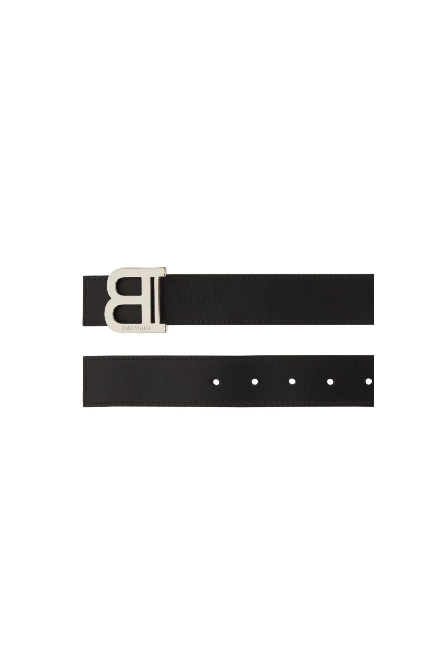 Balmain Cintura In Pelle Con Fibbia-2