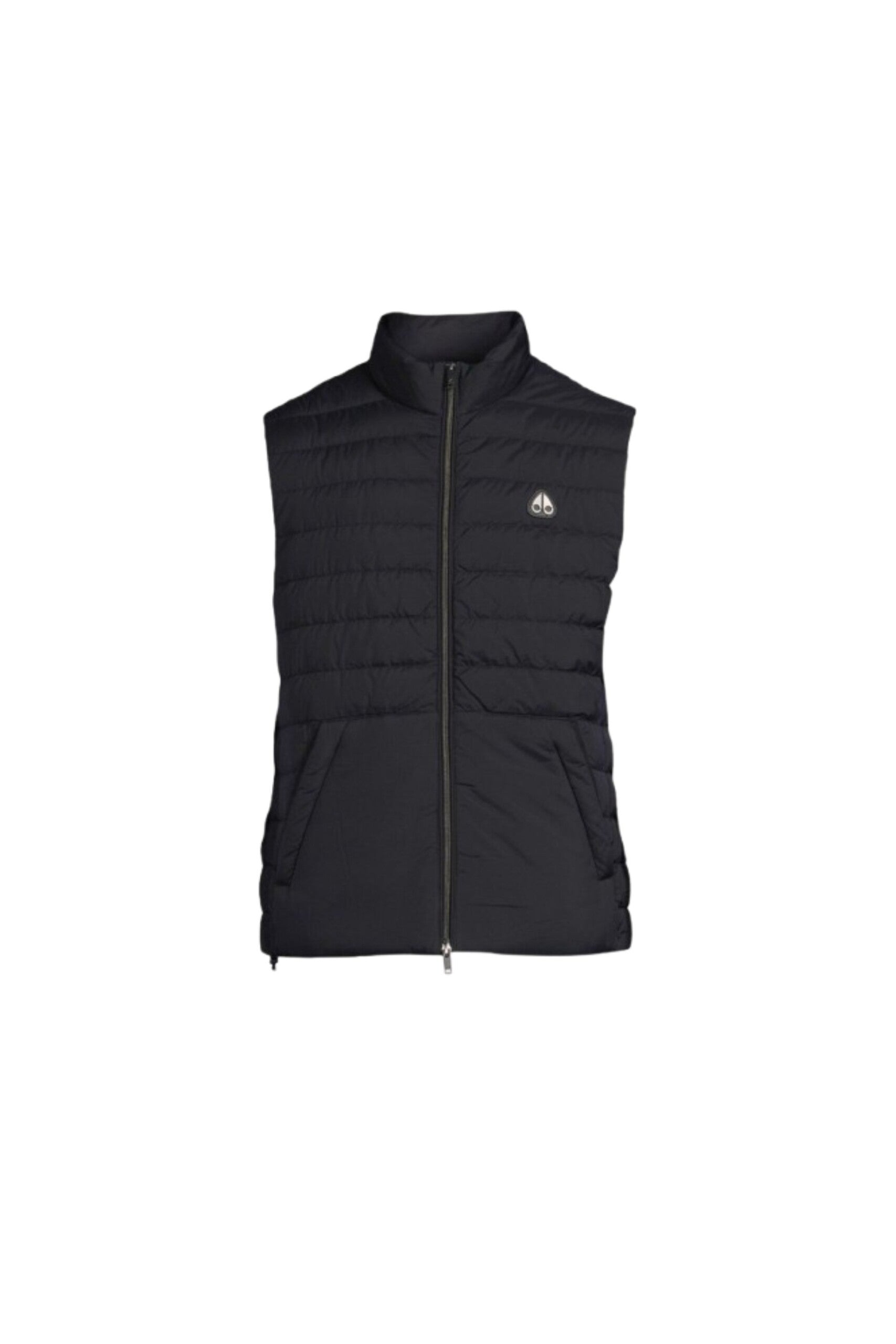 Moose Knuckles Gilet Air Down nero vista frontale
