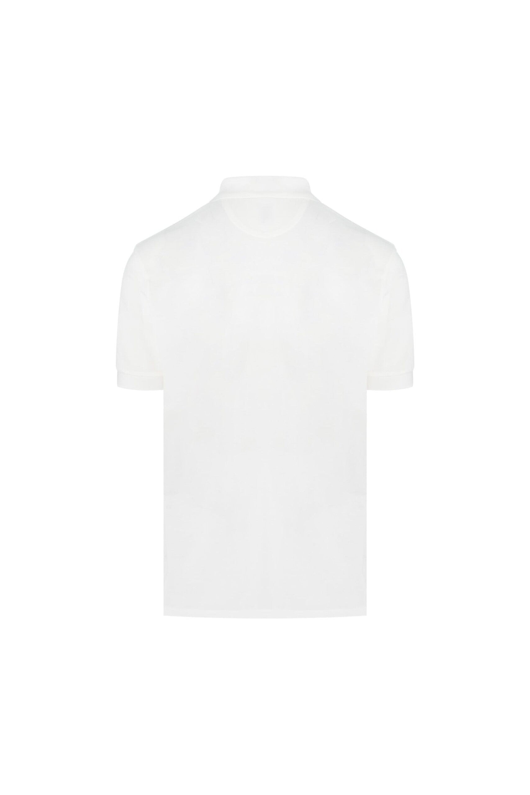 Paul Smith Polo Multi Stripe bianca vista retro