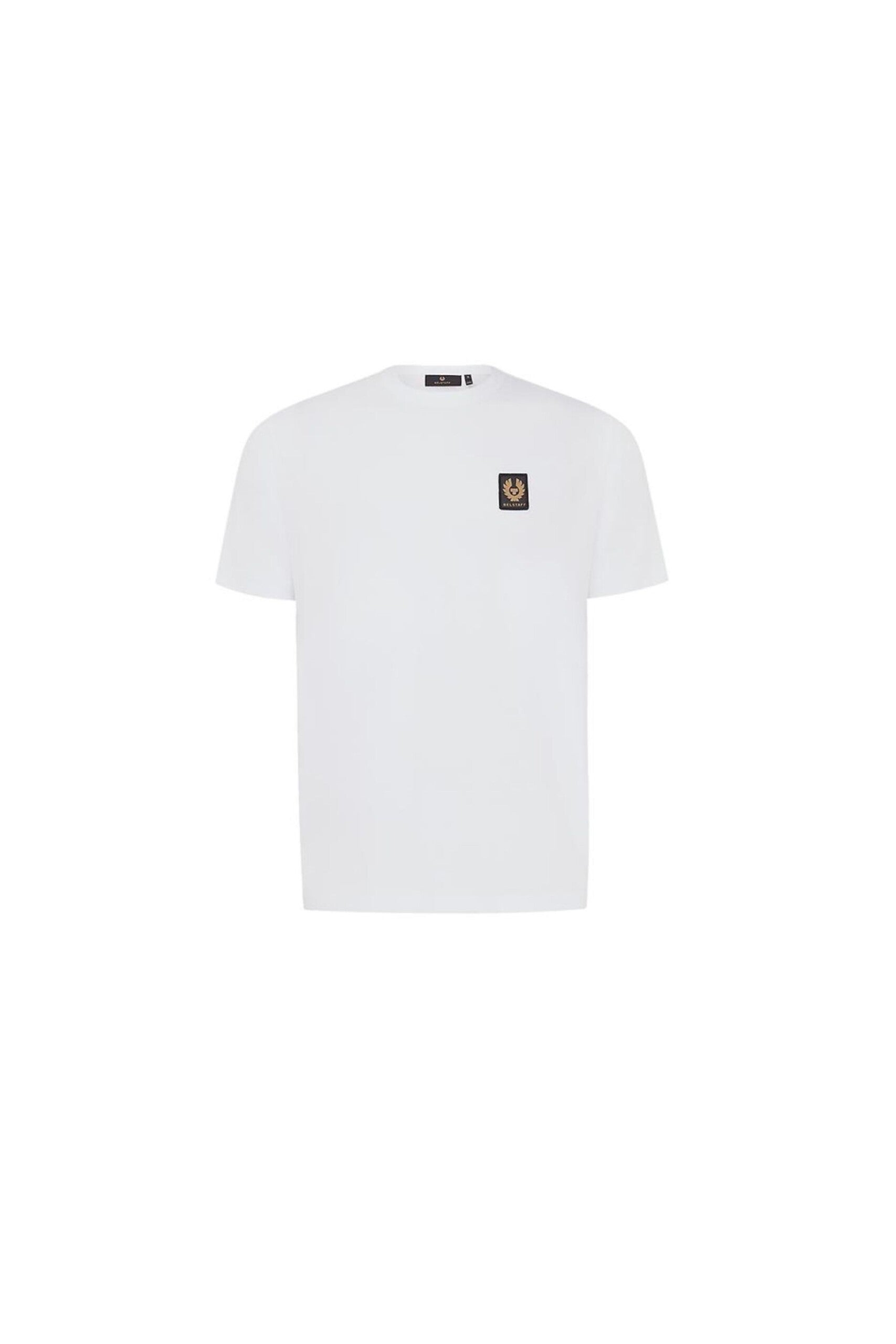 Belstaff T shirt con Logo bianca vista frontale