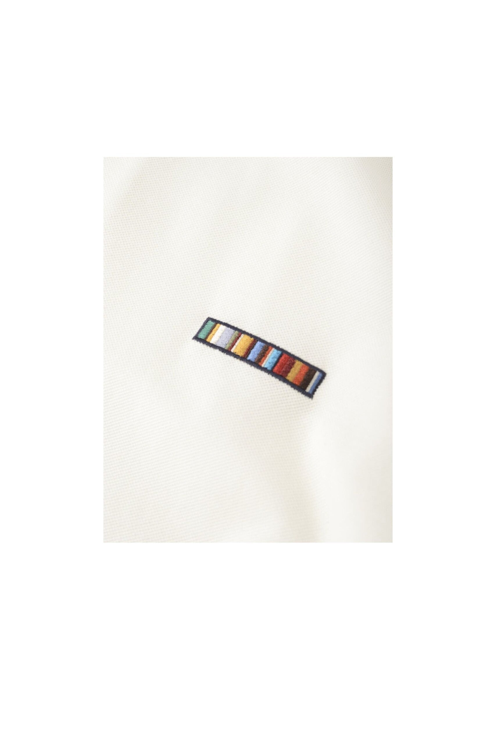 Paul Smith Polo Multi Stripe bianca zoom