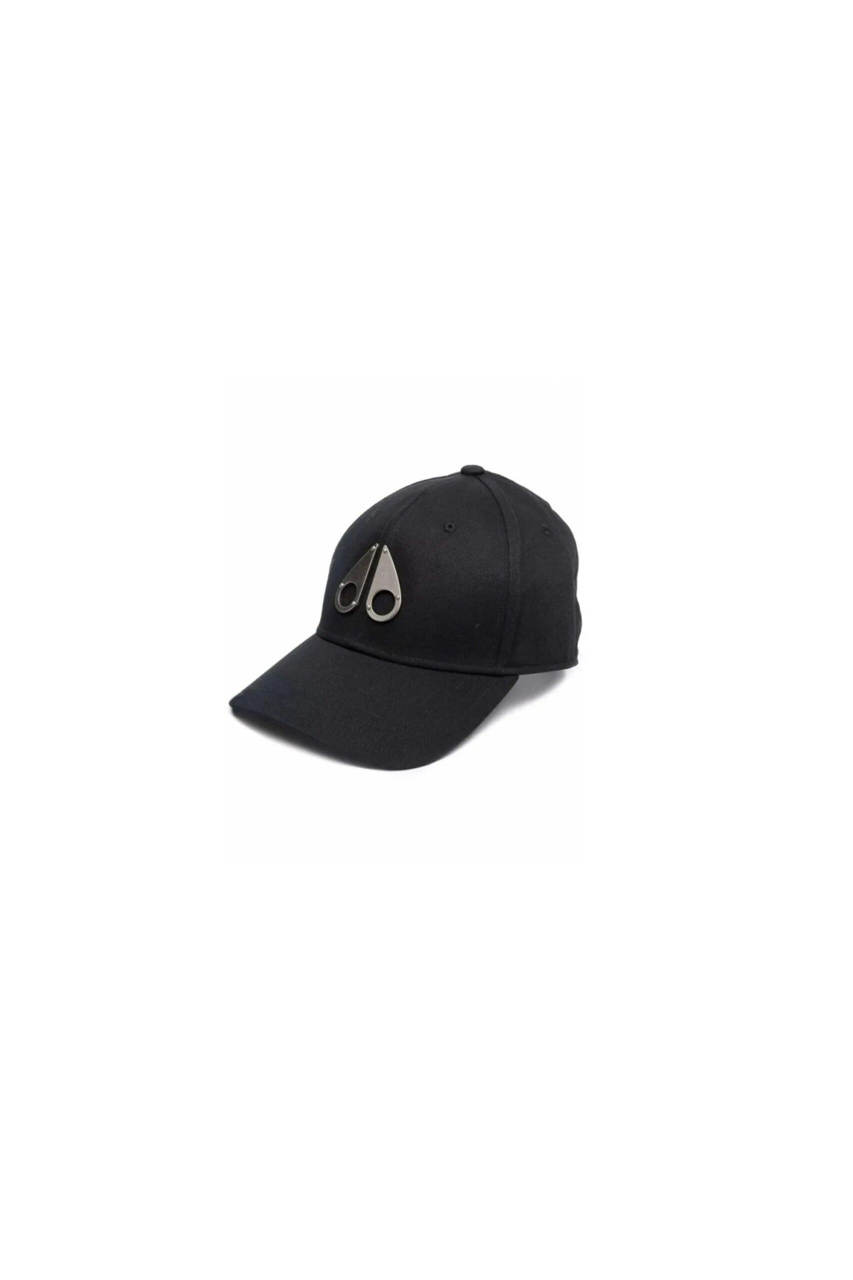 Moose Knuckles Cappello con Placca Logo vista laterale