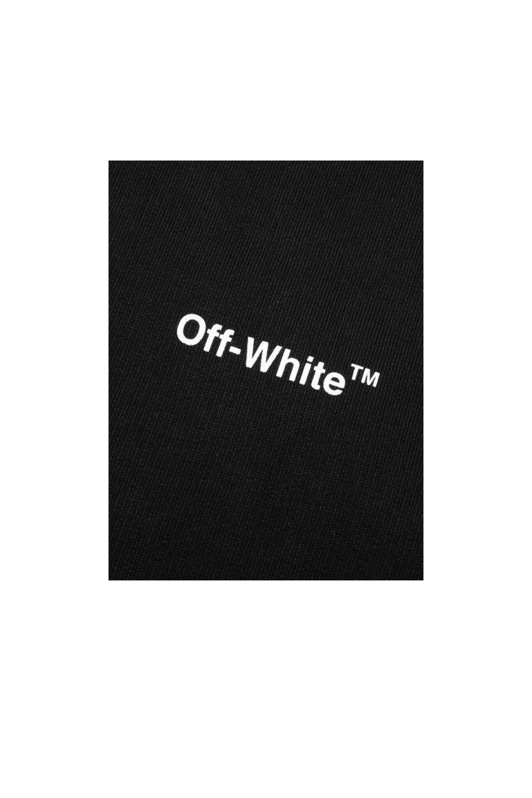 Off White Felpa Logo con stampa Caravaggio zoom