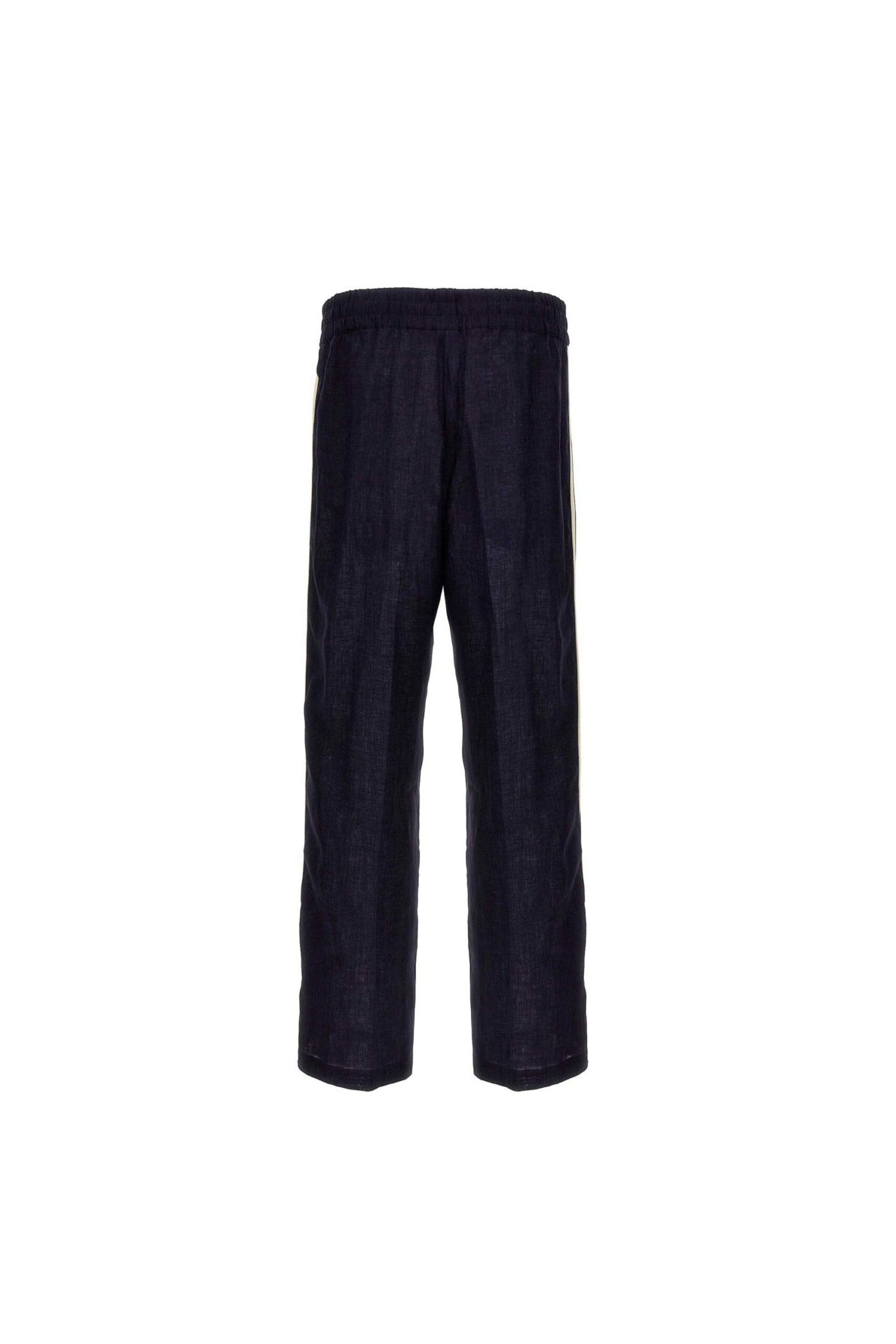 Palm Angels Joggers in Lino con Logo vista retro