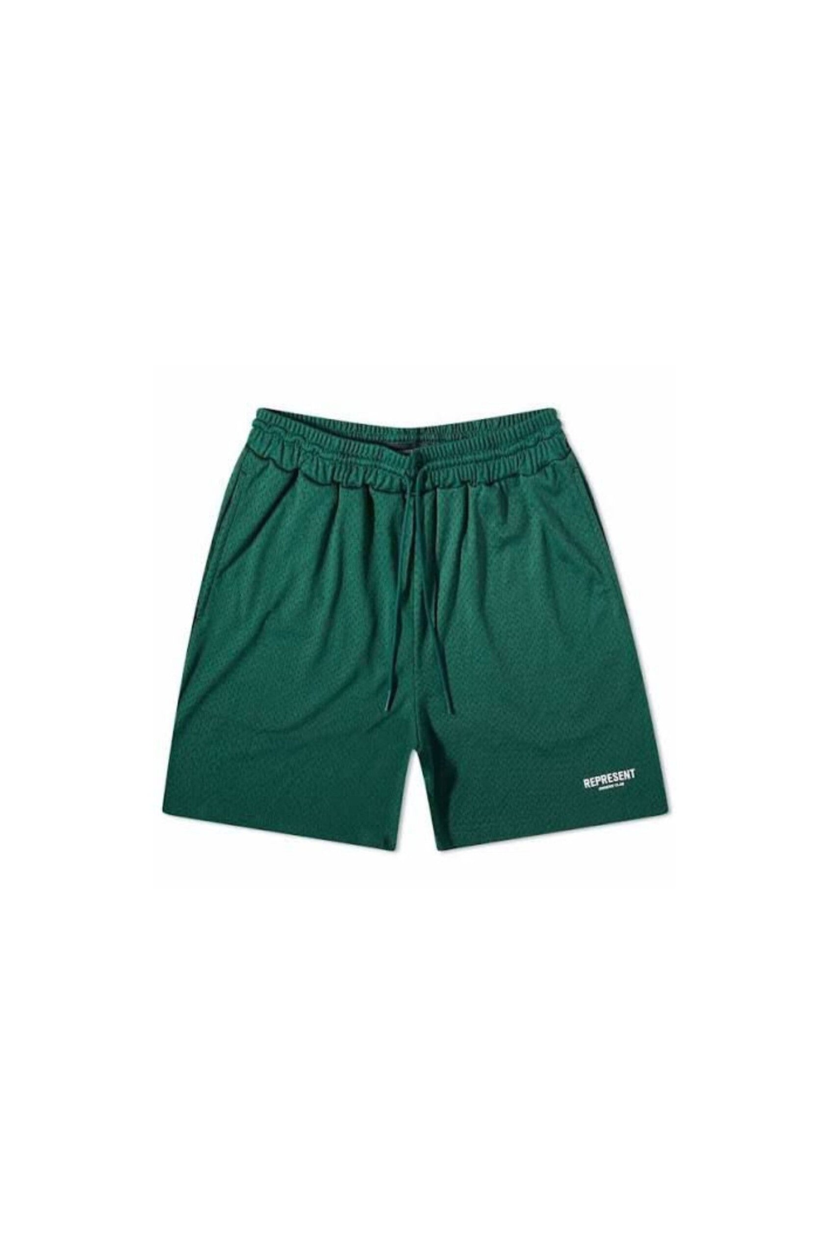 Represent Shorts con Logo Owners Club Mesh veri vista frontale