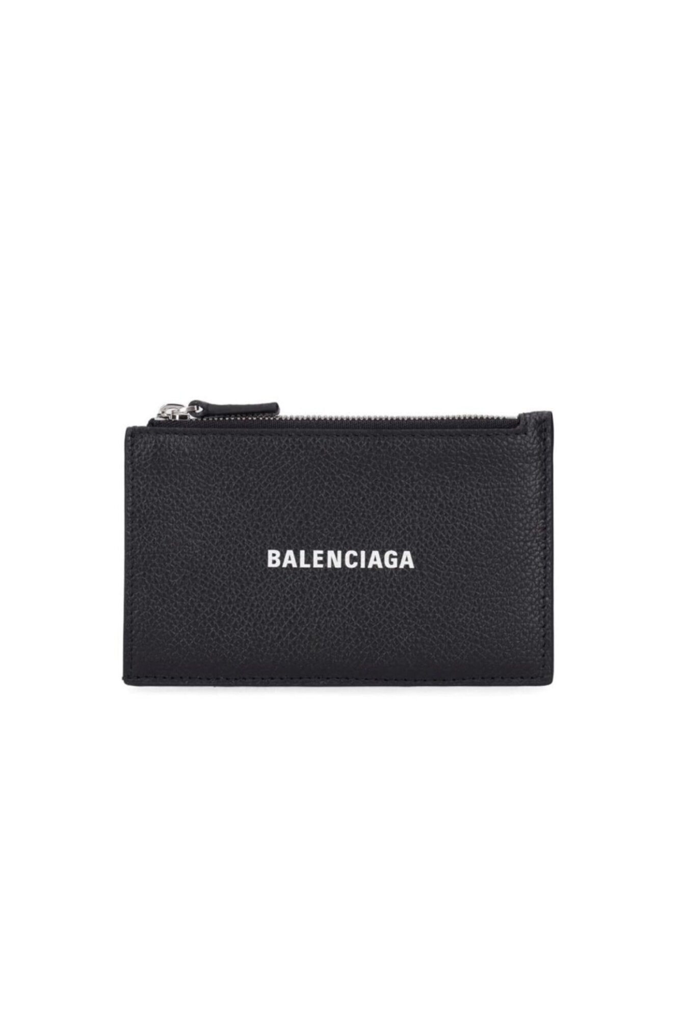 Balenciaga Ledergeldbörse mit Logo-1