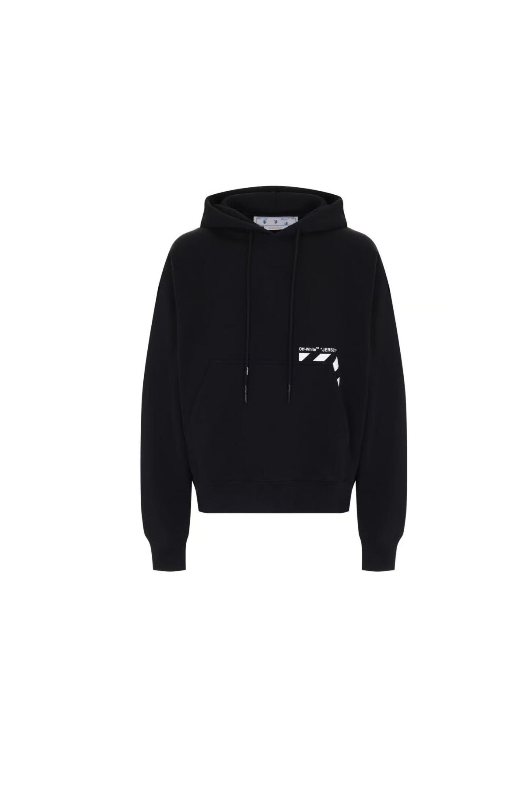 Off White Felpa Diag Logo vista frontale