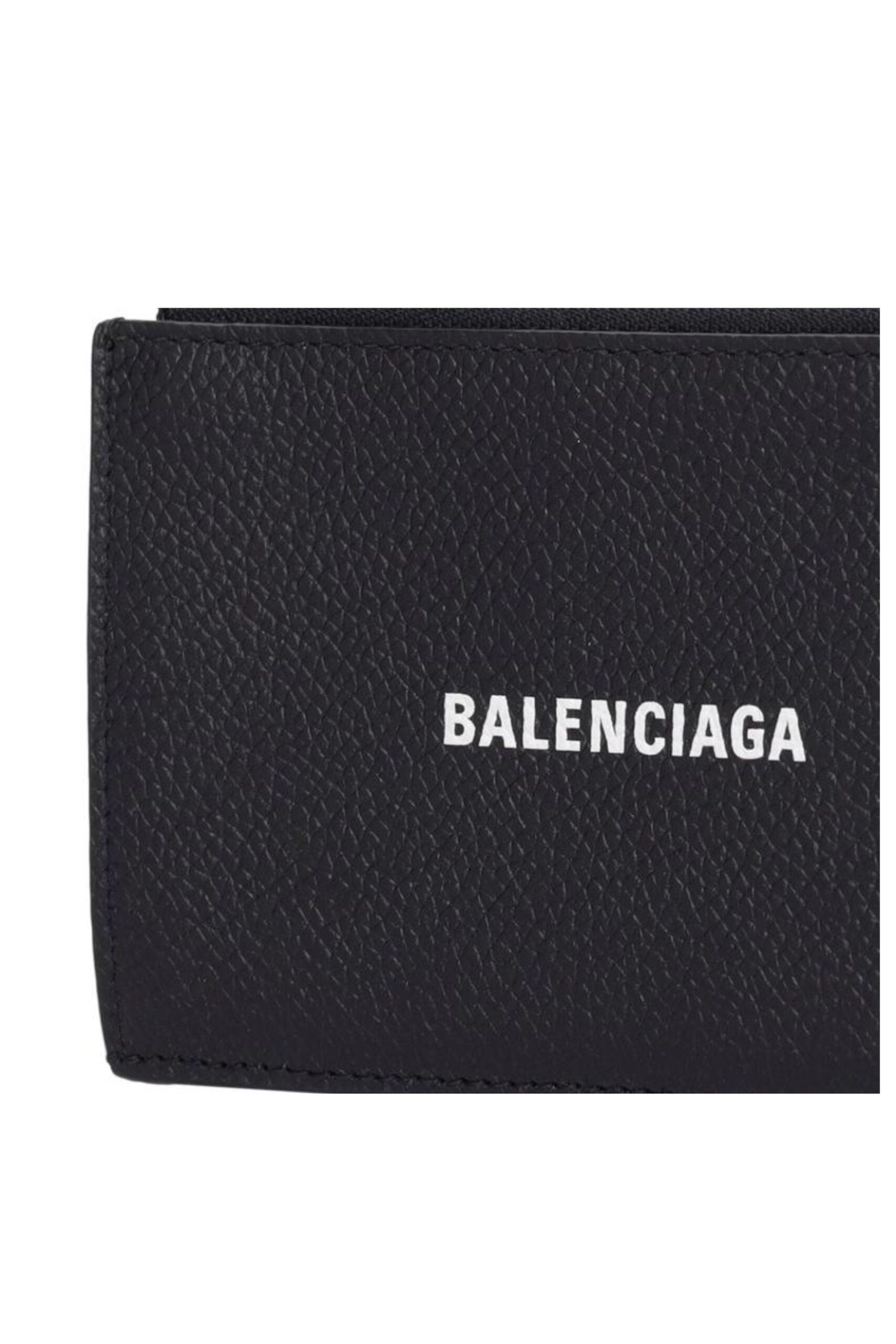 Balenciaga Ledergeldbörse mit Logo-3