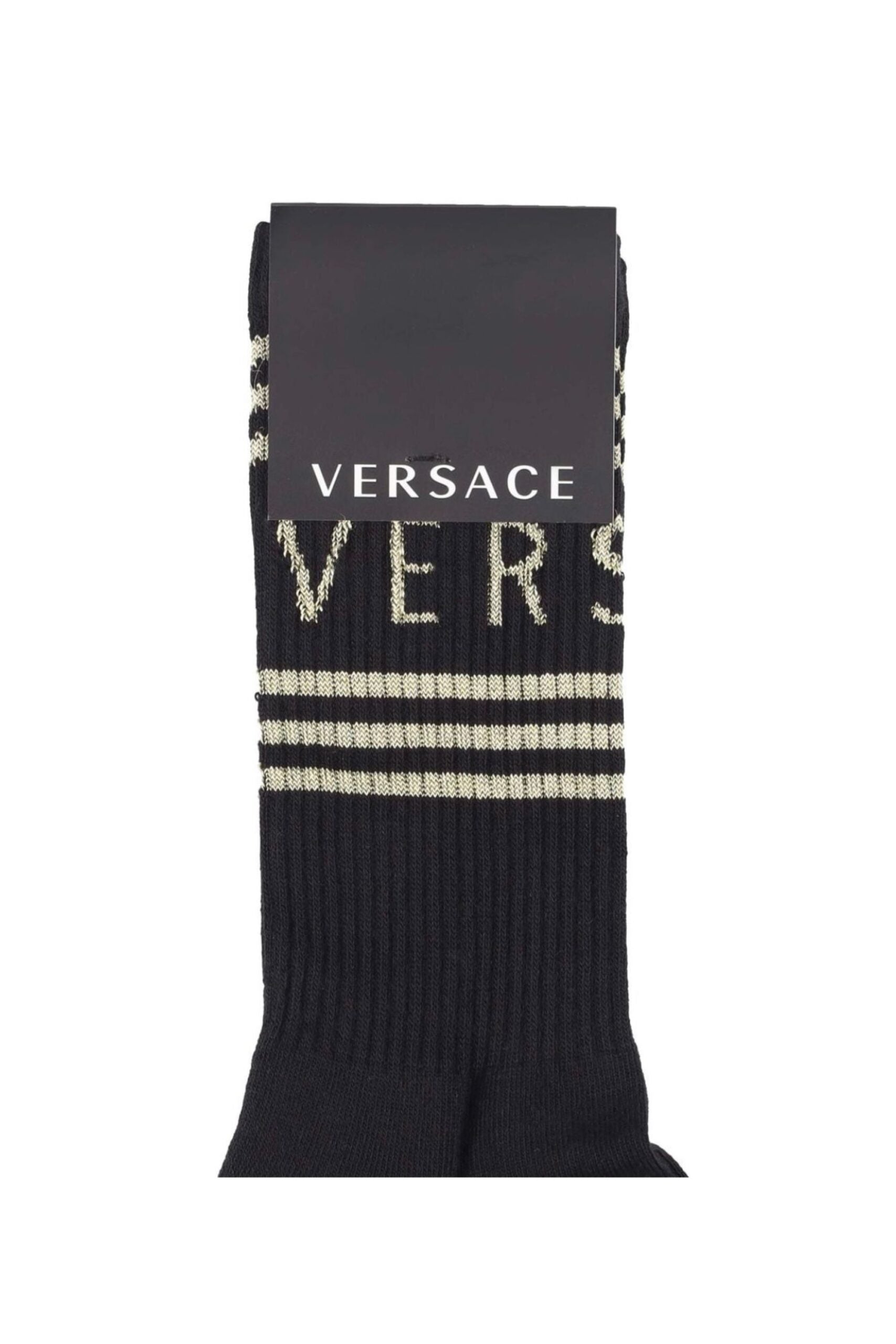 Versace Calzini Con Logo In Oro-2