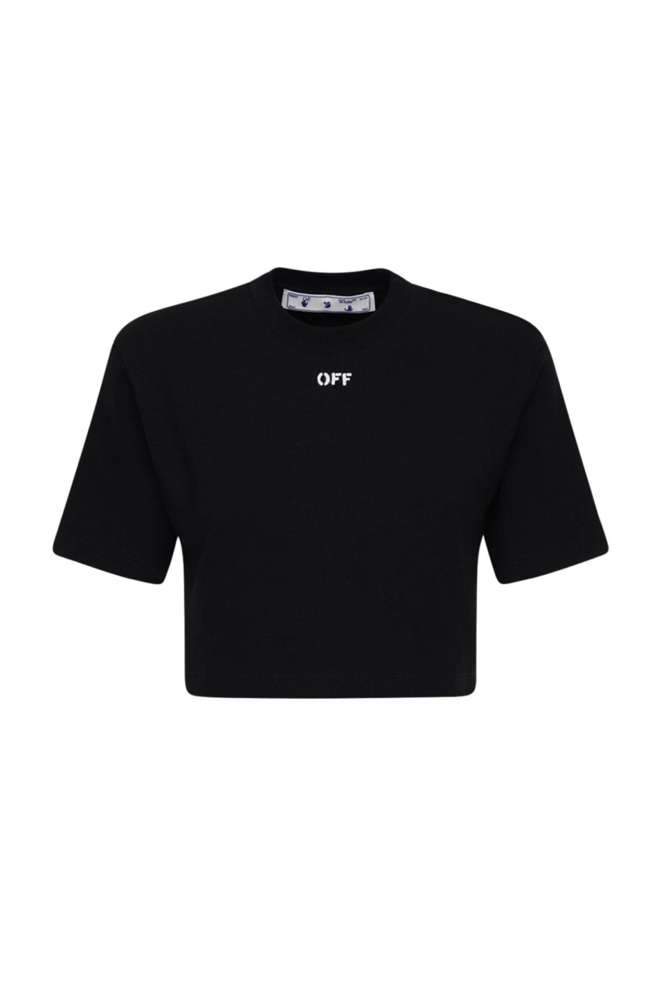 Off White T Shirt In Cotone Con Logo-1