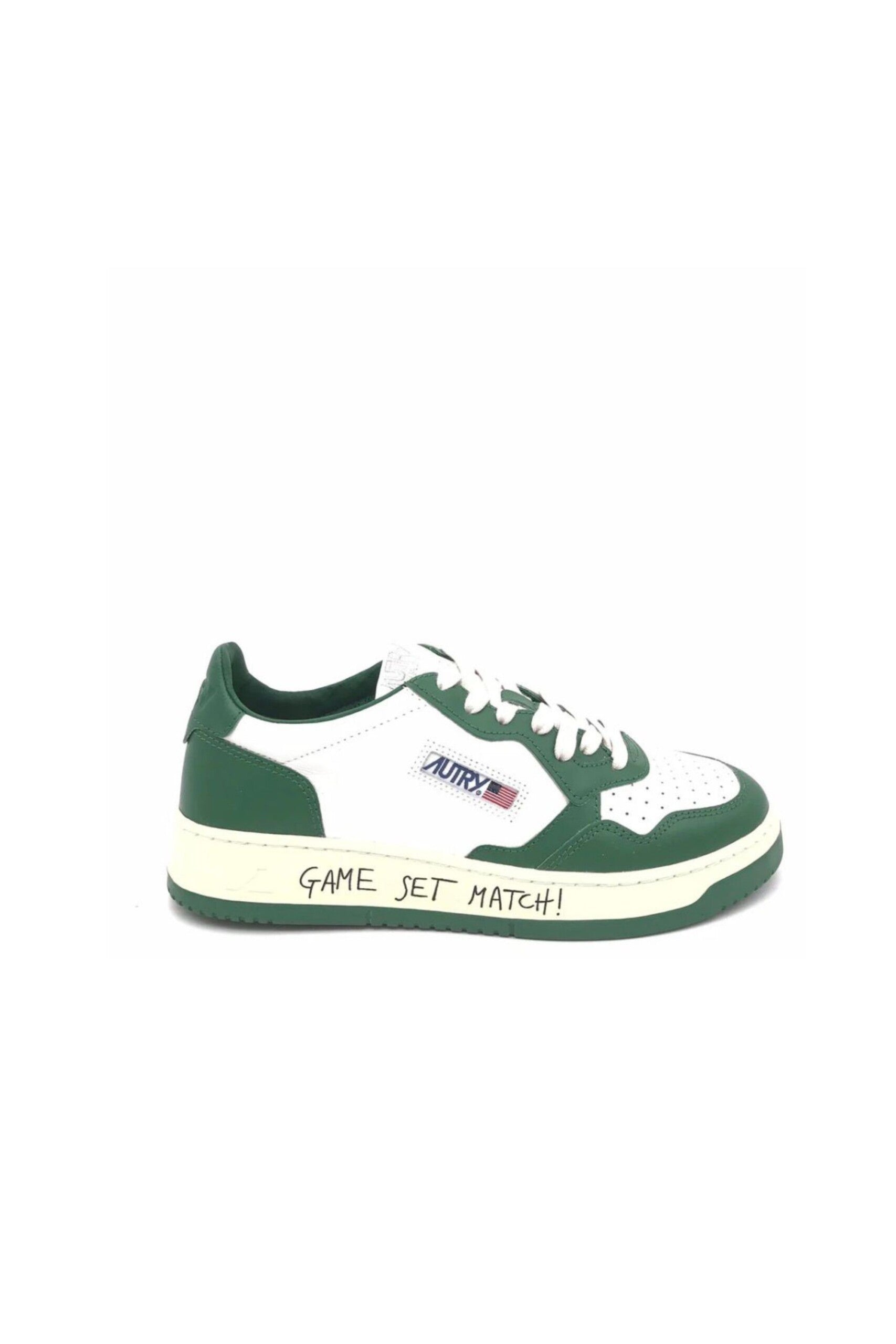 Autry Sneakers Medalist Low in Pelle vista laterale
