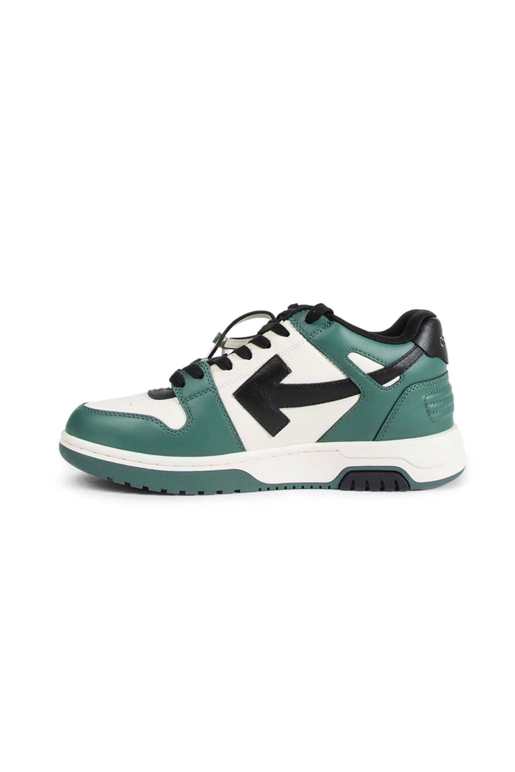 Off White Sneakers Out Of Office in Pelle vista laterale 2
