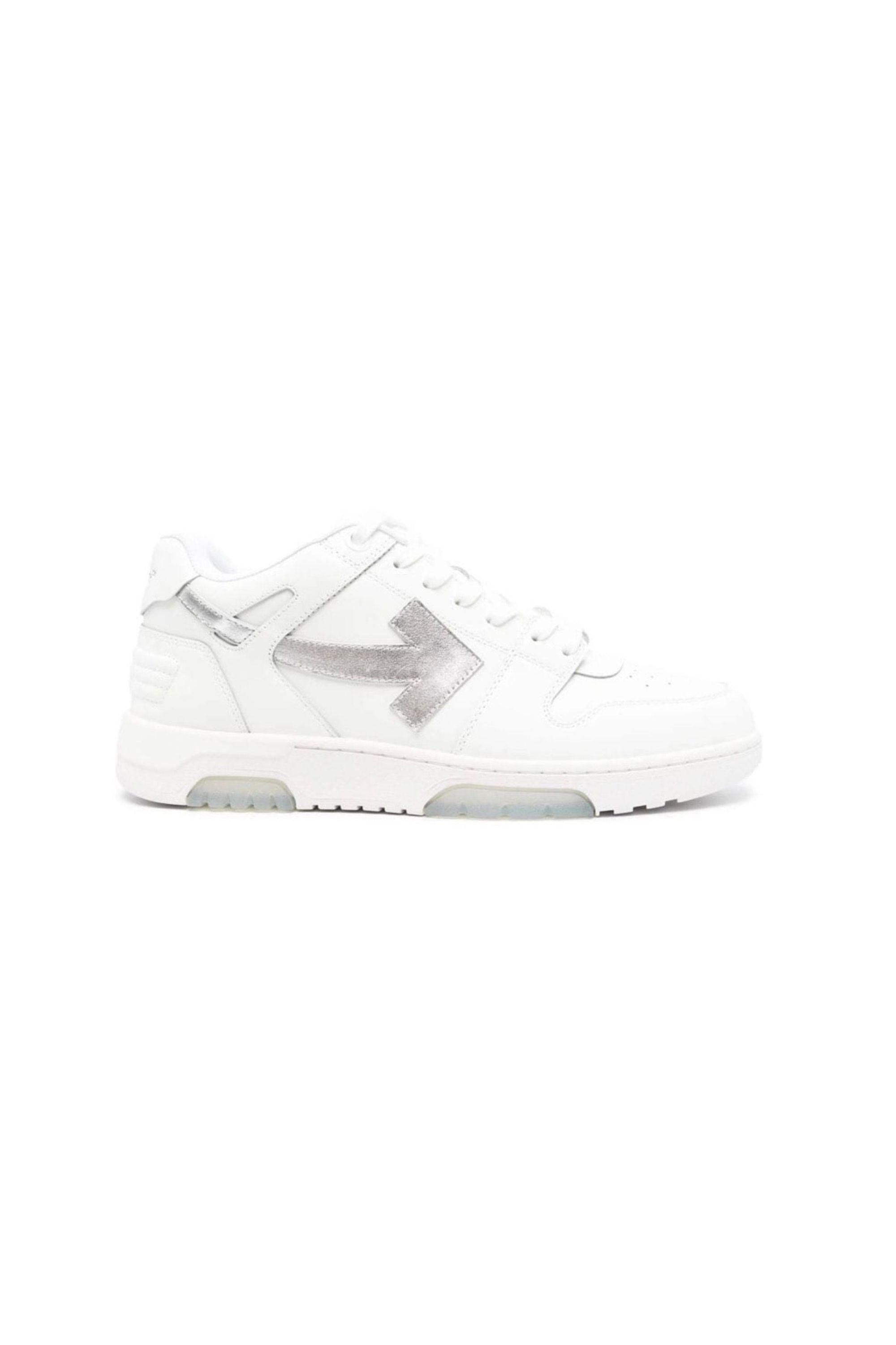 Off White Sneakers Out Of Office Bianche e Argento