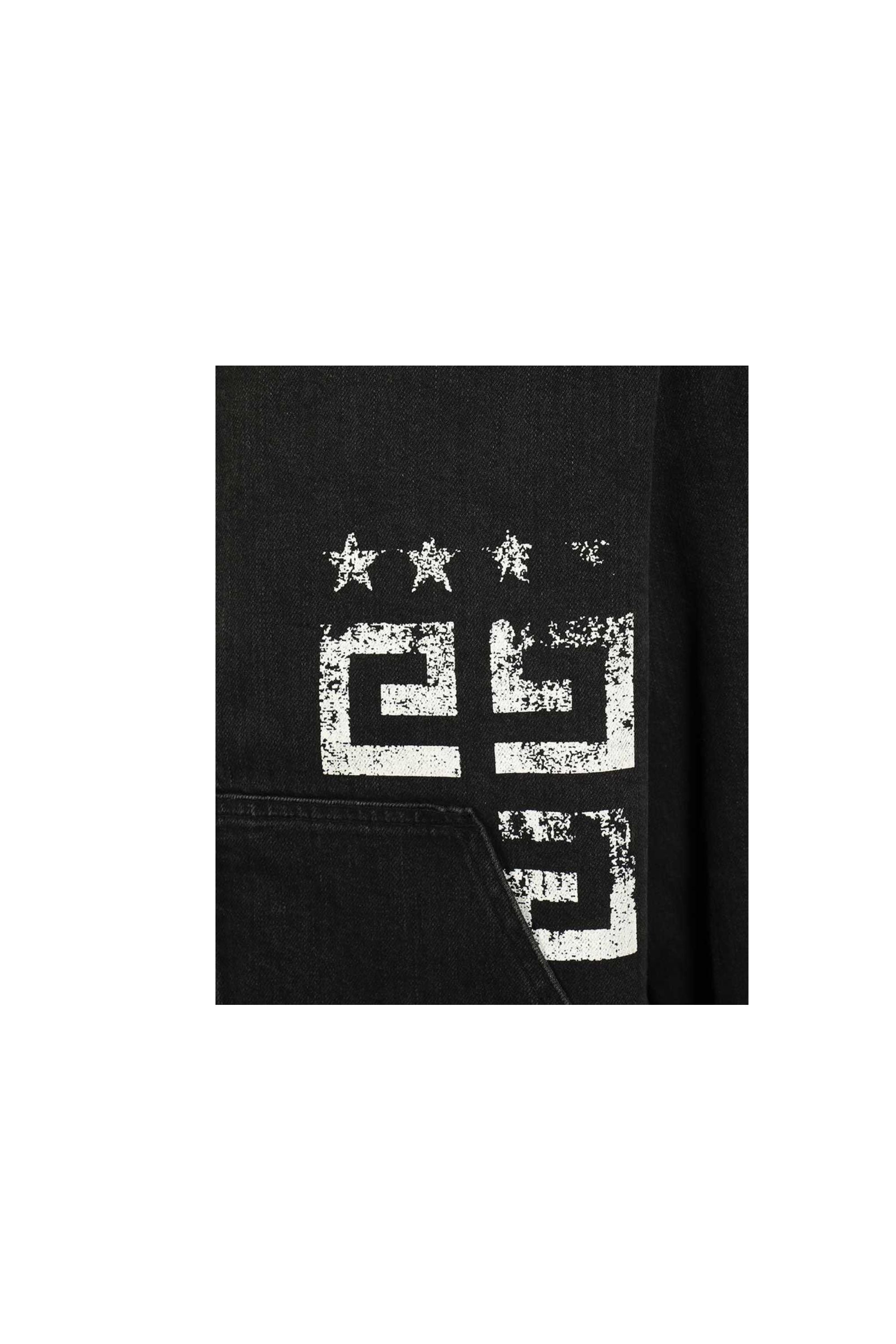 Givenchy Felpa Denim con Logo 4G-2