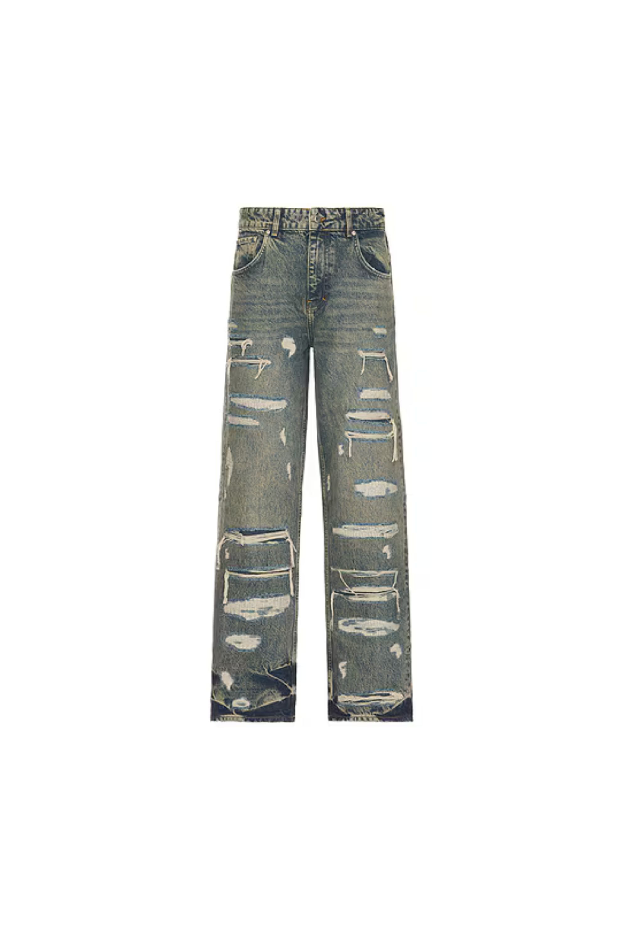 Represent Jeans Baggy R3D Destroyed vista frontale