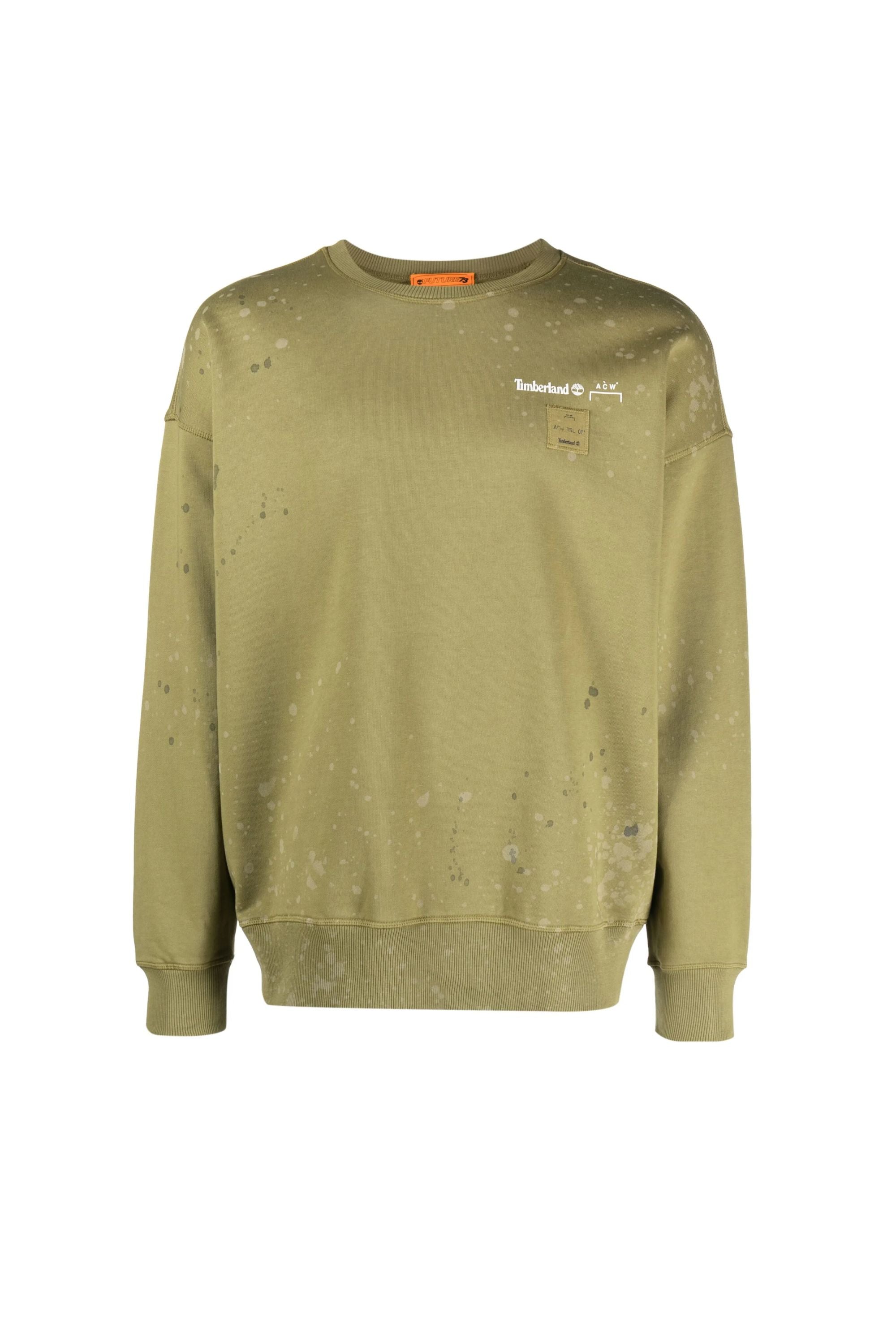 Timberland X A Cold Wall Felpa con Logo vista frontale