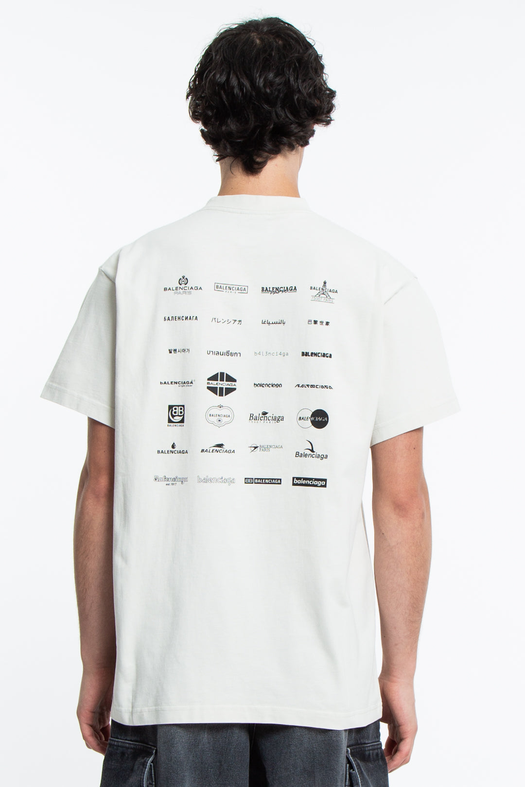 Balenciaga T-Shirt Archives Logos Oversize-3