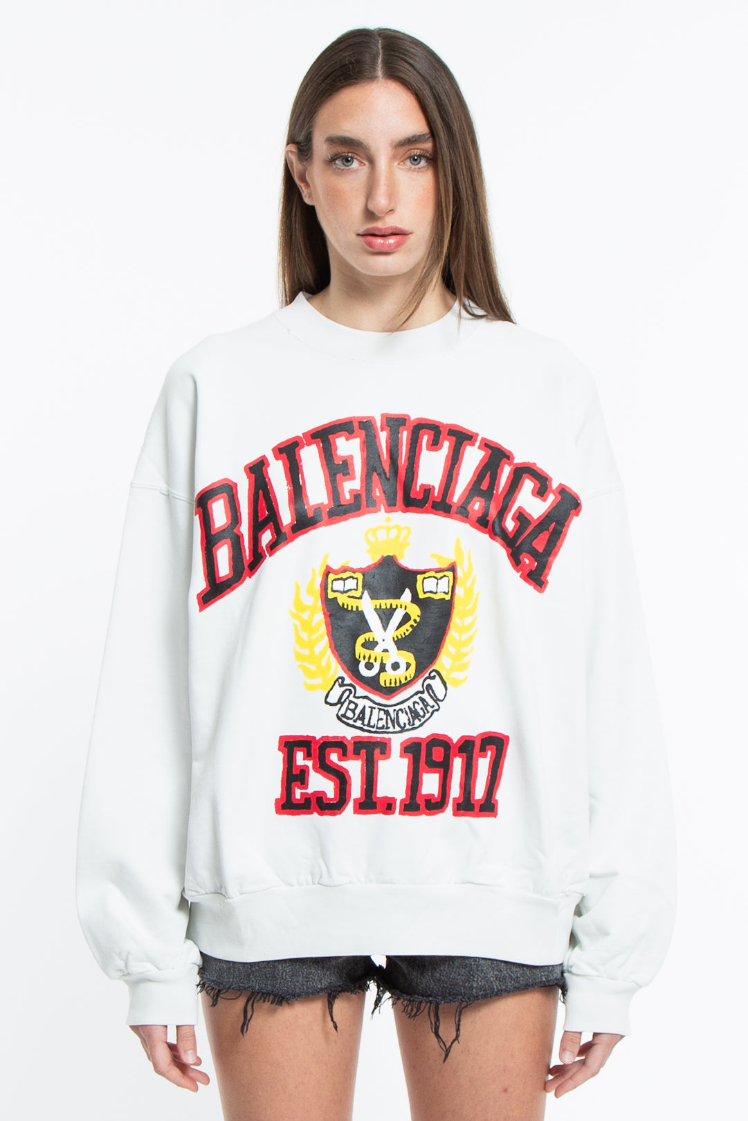 Balenciaga College Logo Sweatshirt-2
