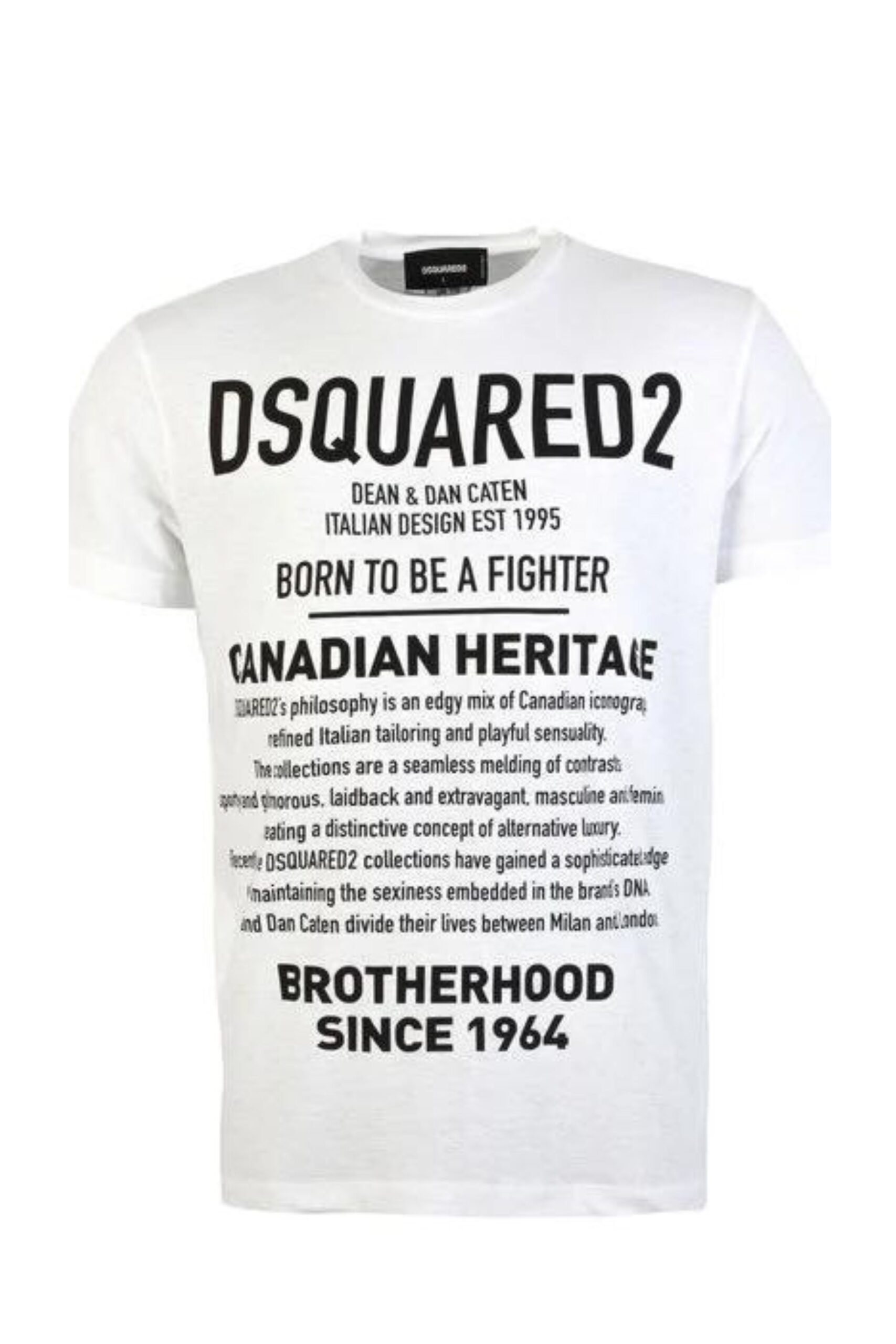 Dsquared2 T Shirt Con Stampa "Canadian Heritage" vista frontale