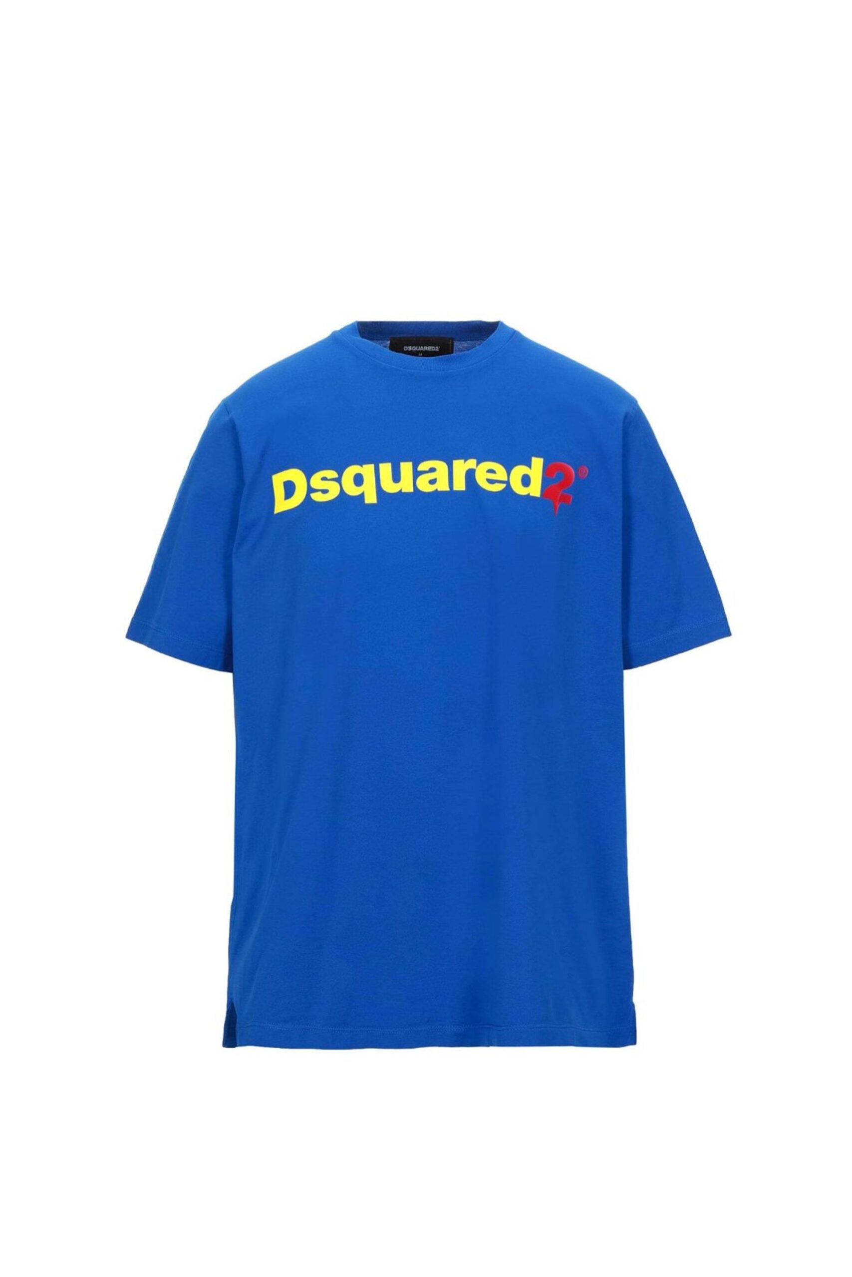 Dsquared2 T Shirt Blu Con Logo vista frontale