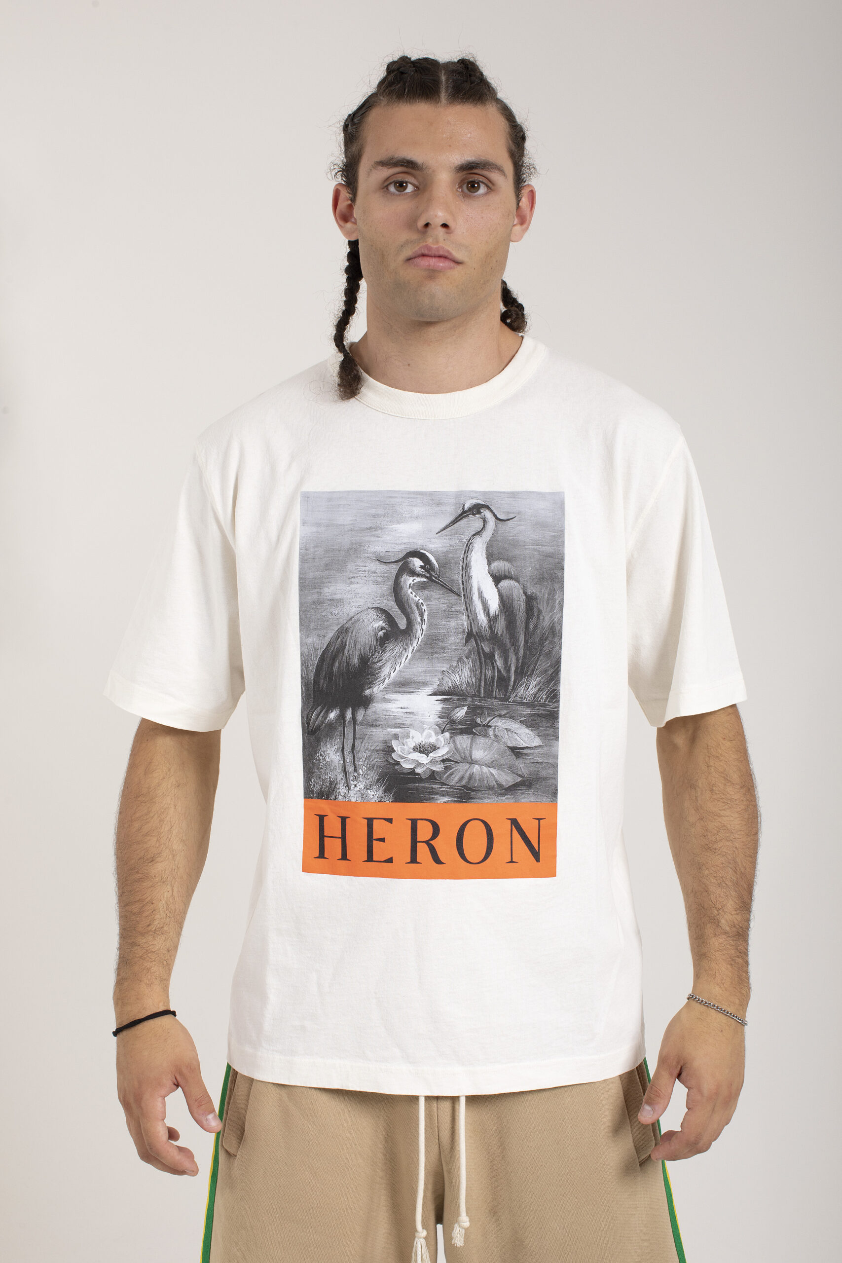Heron Preston t shirt con stampa grafica