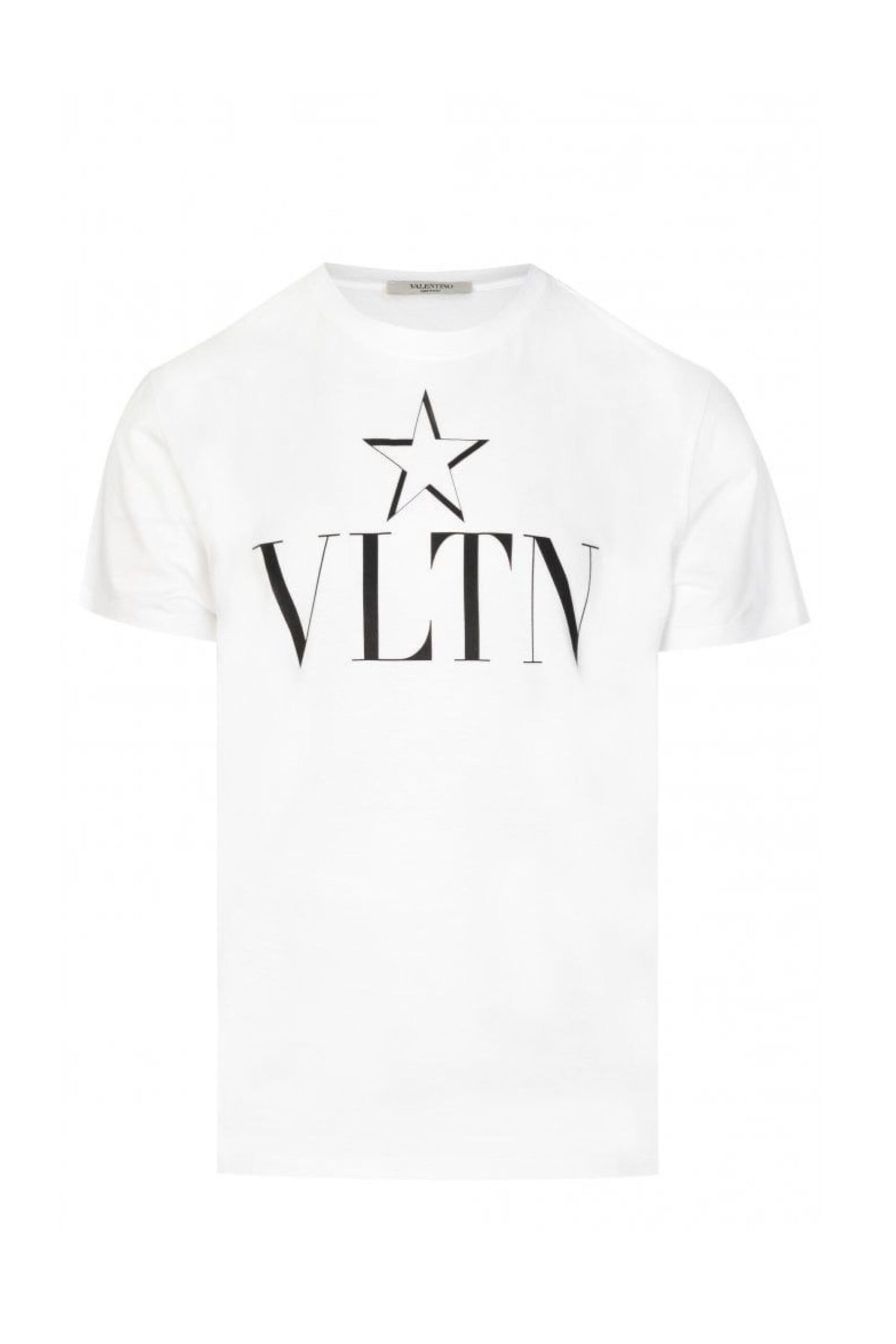 Valentino T Shirt Con Logo "VLTN" vista frontale