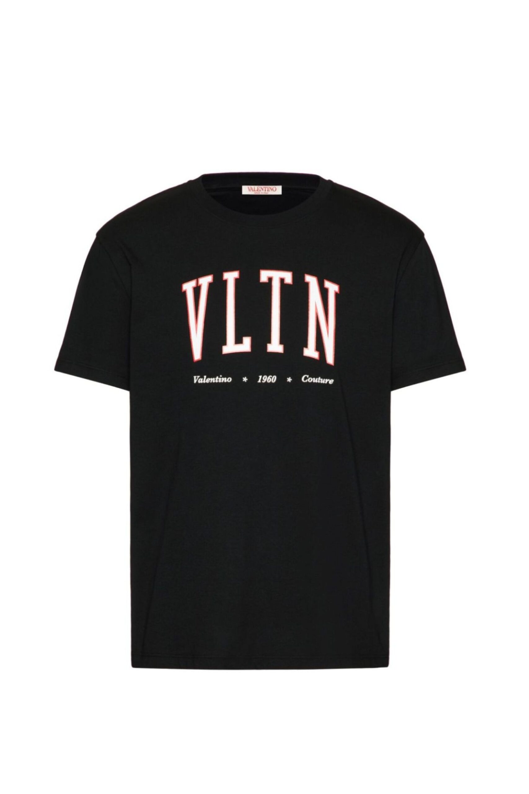 Valentino Garavani T Shirt Con Logo "VLTN" vista frontale