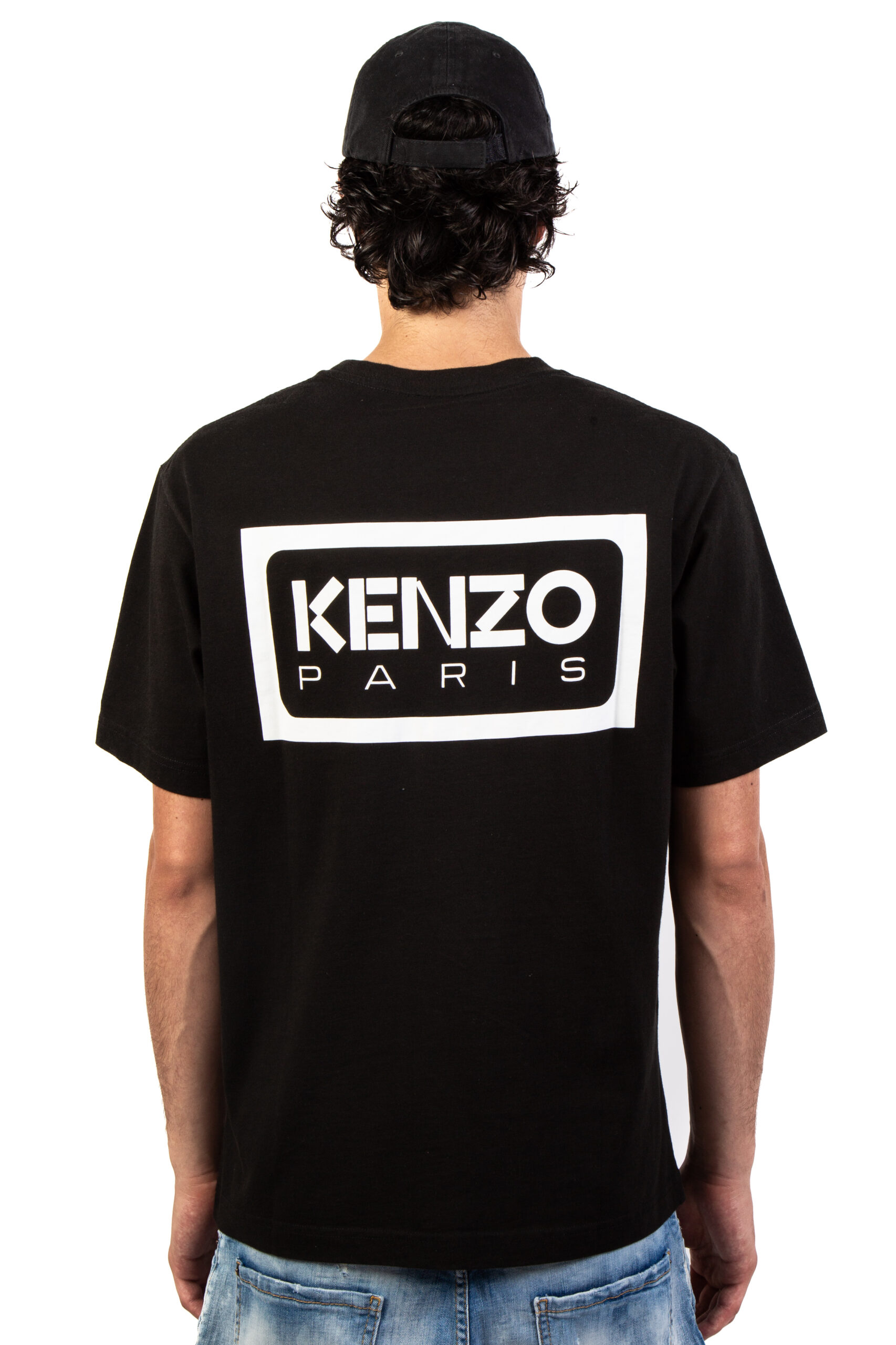 Kenzo T Shirt con logo vista retro