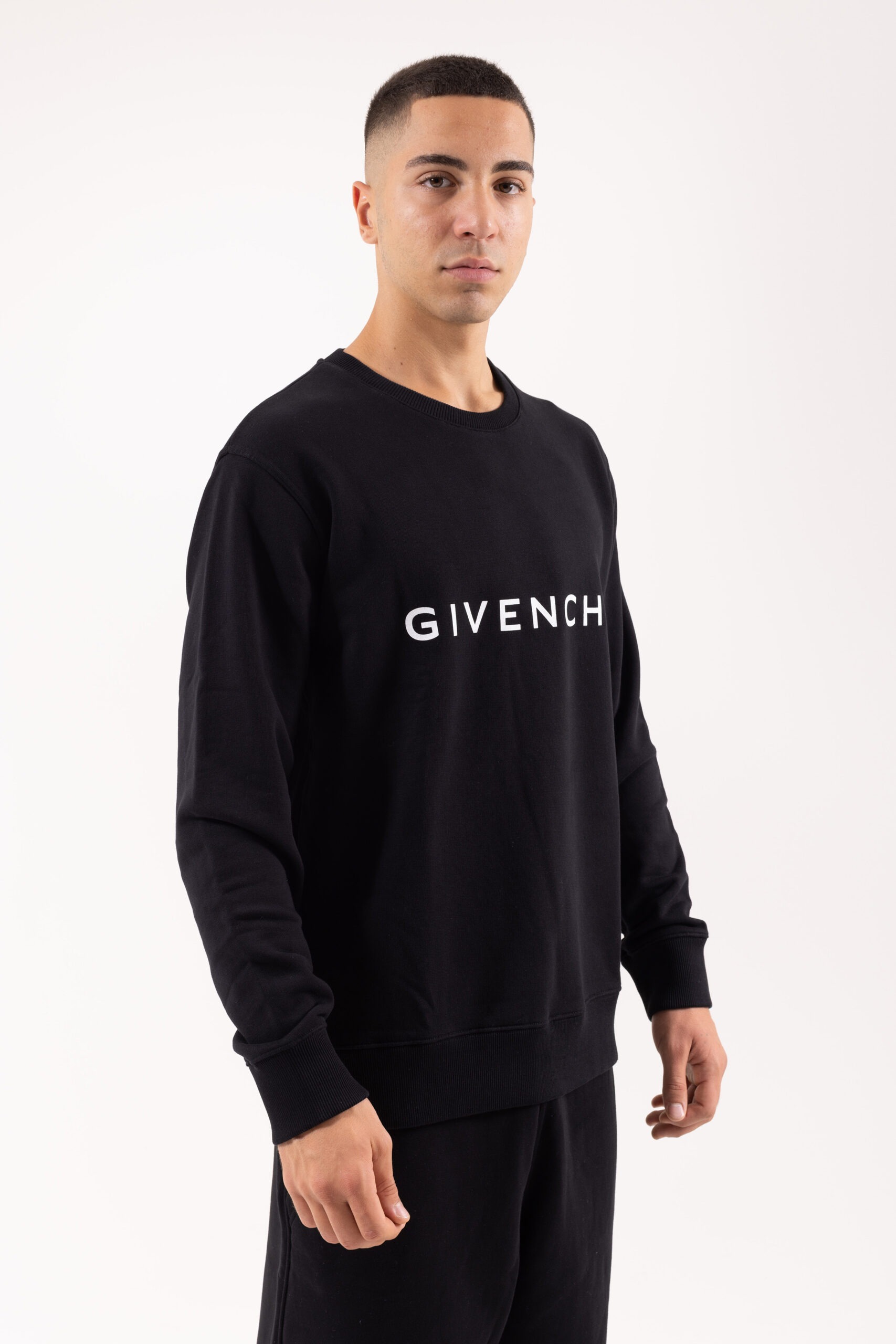 Givenchy Felpa con logo in cotone