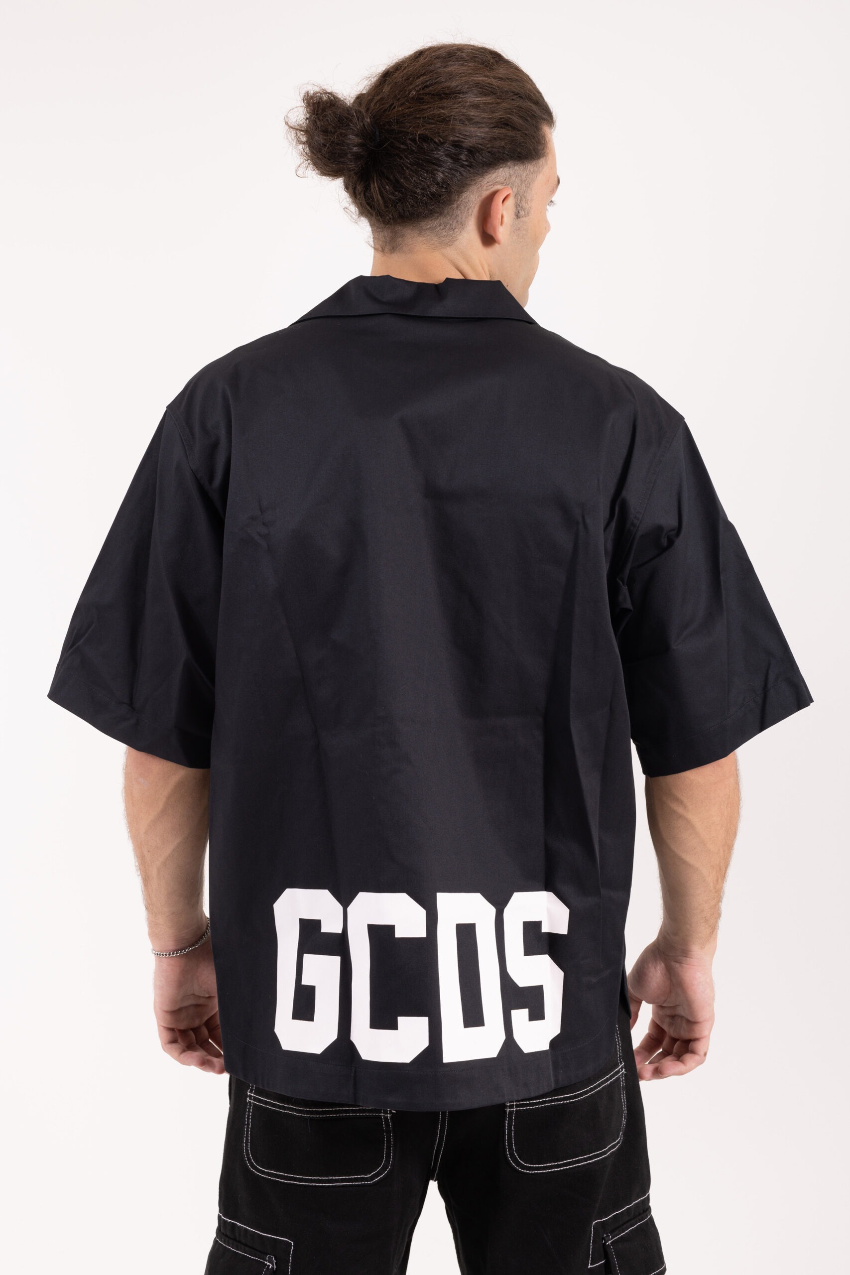 GCDS Camicia "Bowling" Con Stampa vista retro