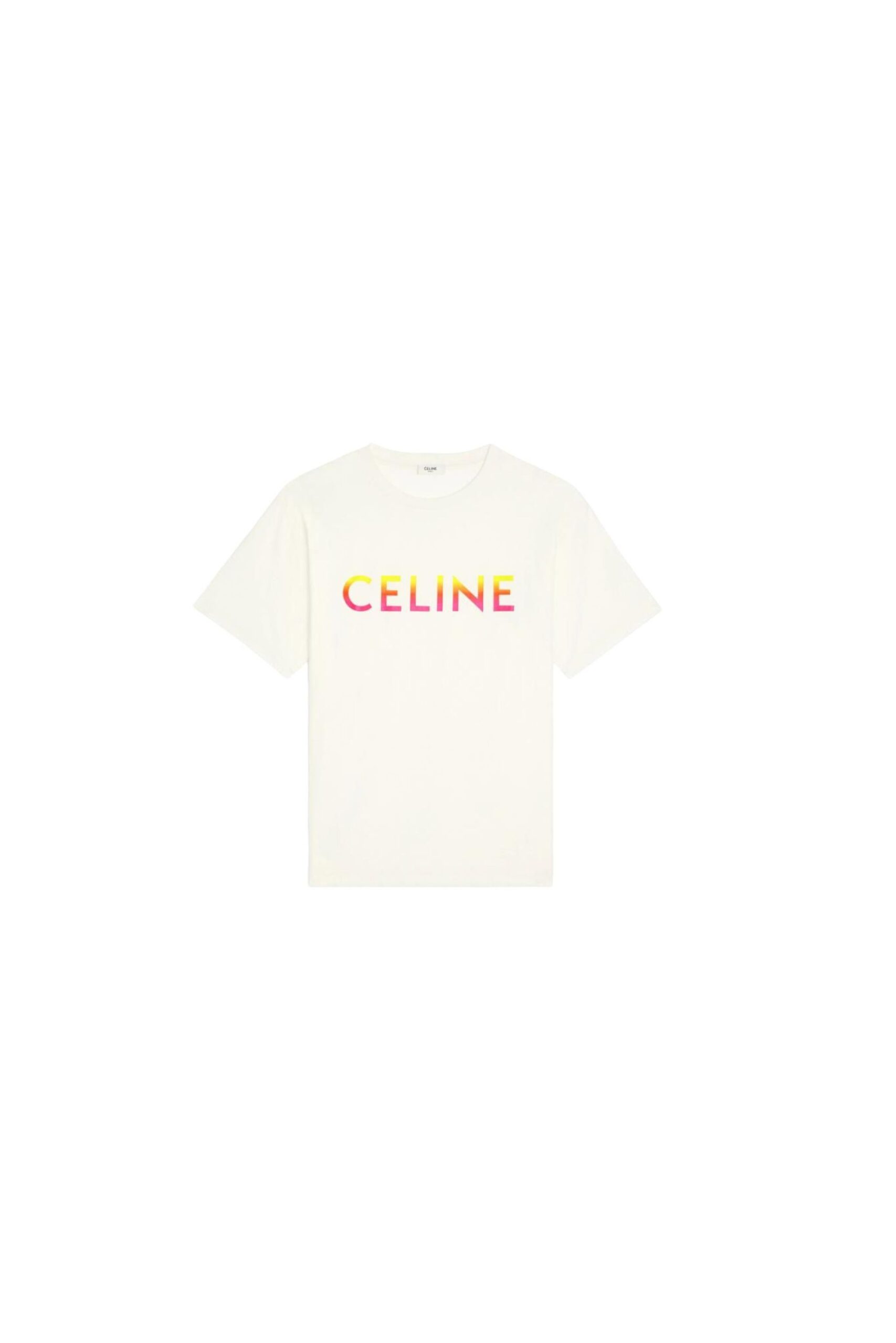 Celine T Shirt Con Logo
