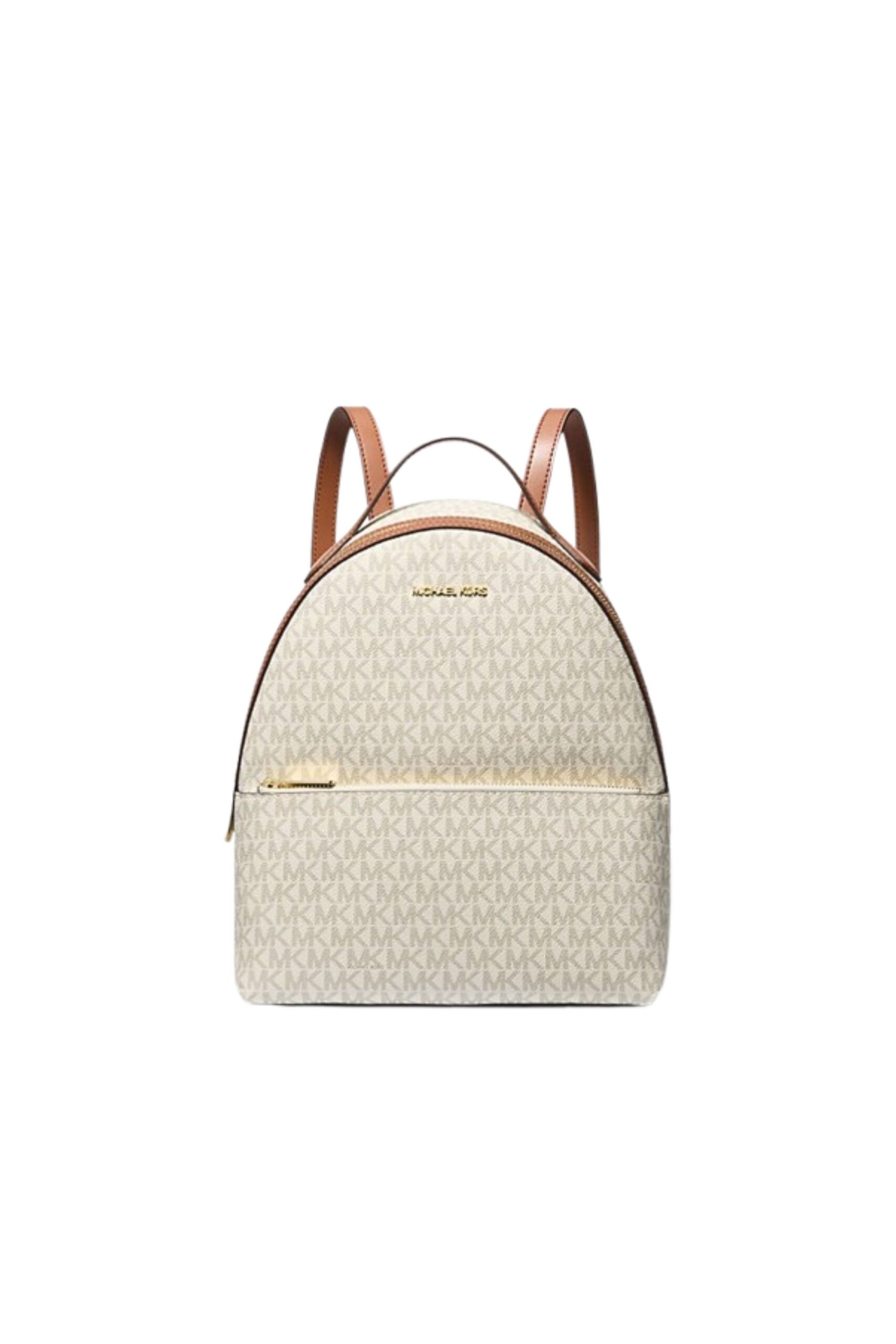 Michael Kors Zaino Vanilla/Marrone vista frontale