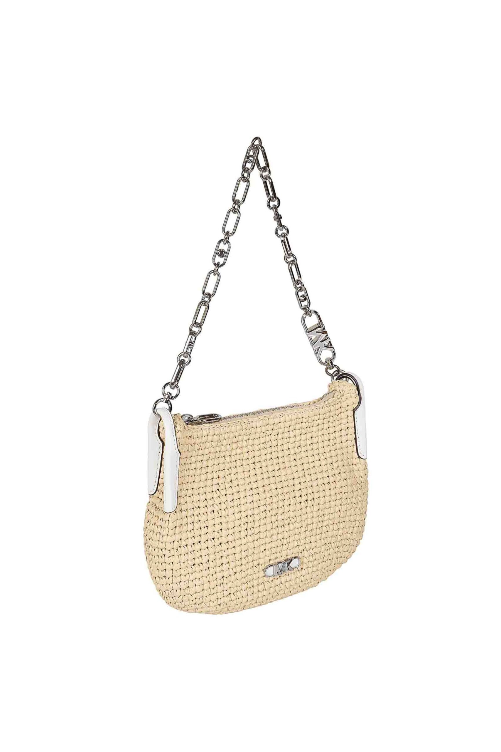 Michael Kors Borsa in paglia Kendall vista trequarti