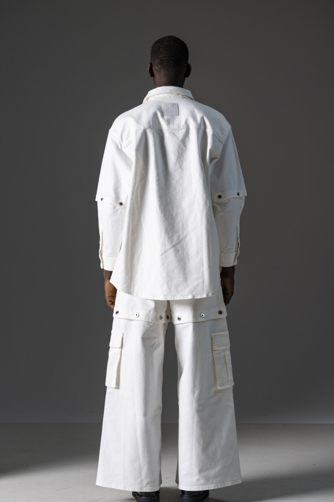 Off White Giacca Camicia 90sLogo - immagine 4