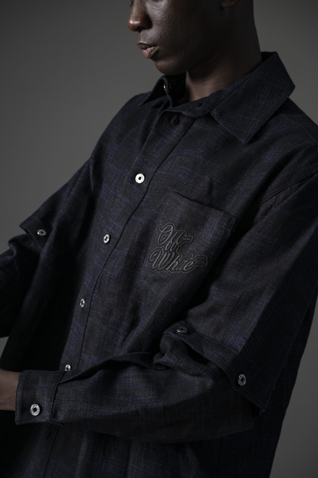 Off White Giacca-Camicia 90s logo - immagine 4