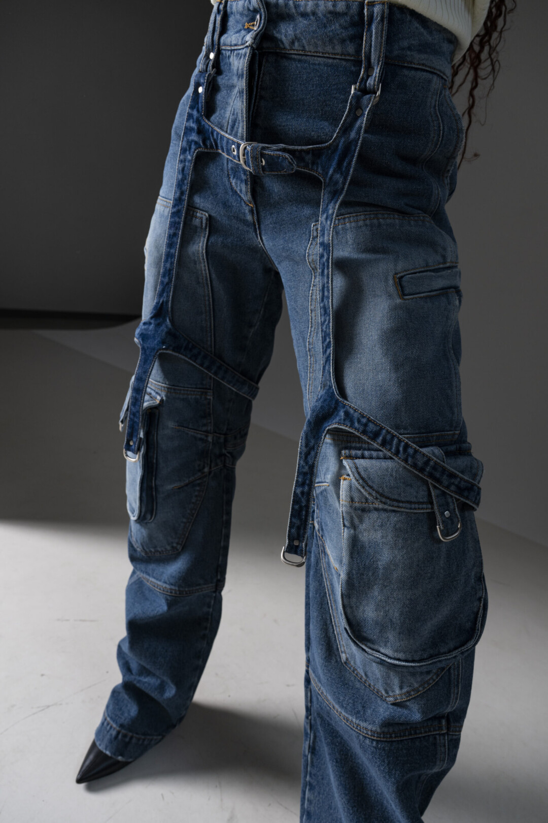 Off White Jeans Cargo Oversize - immagine 4