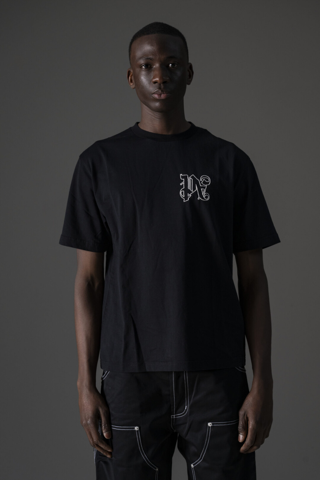 Palm Angels T Shirt Con Monogram