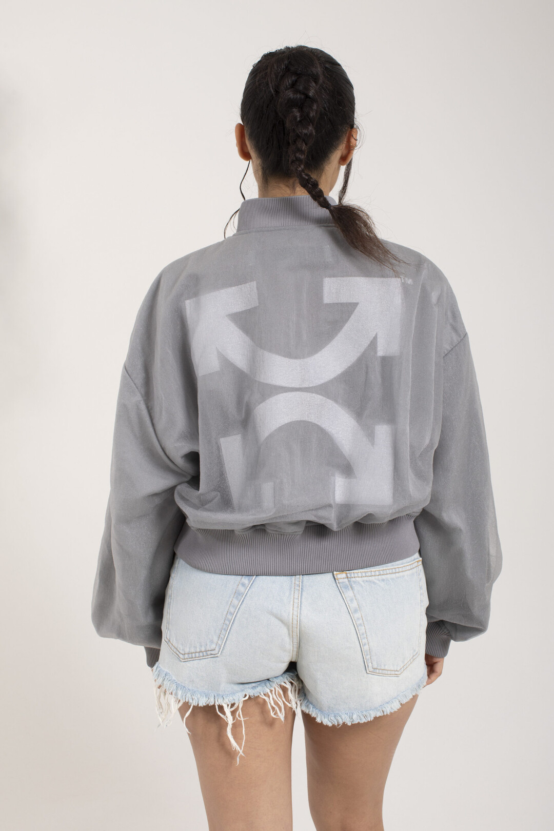 Off white Bomber Con Stampa - immagine 3