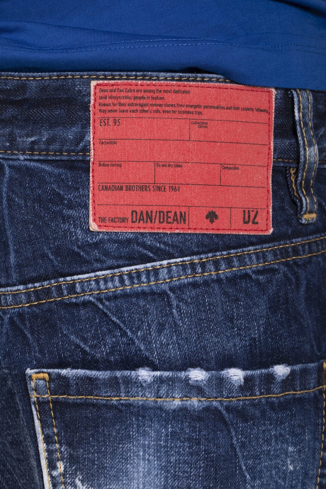 Dsquared2 Shorts Blu In Denim - immagine 5