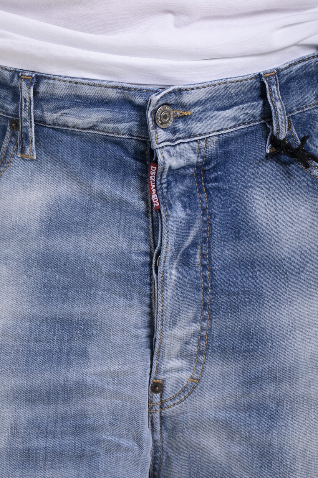 Dsquared2 Shorts Chiari In Denim - immagine 4
